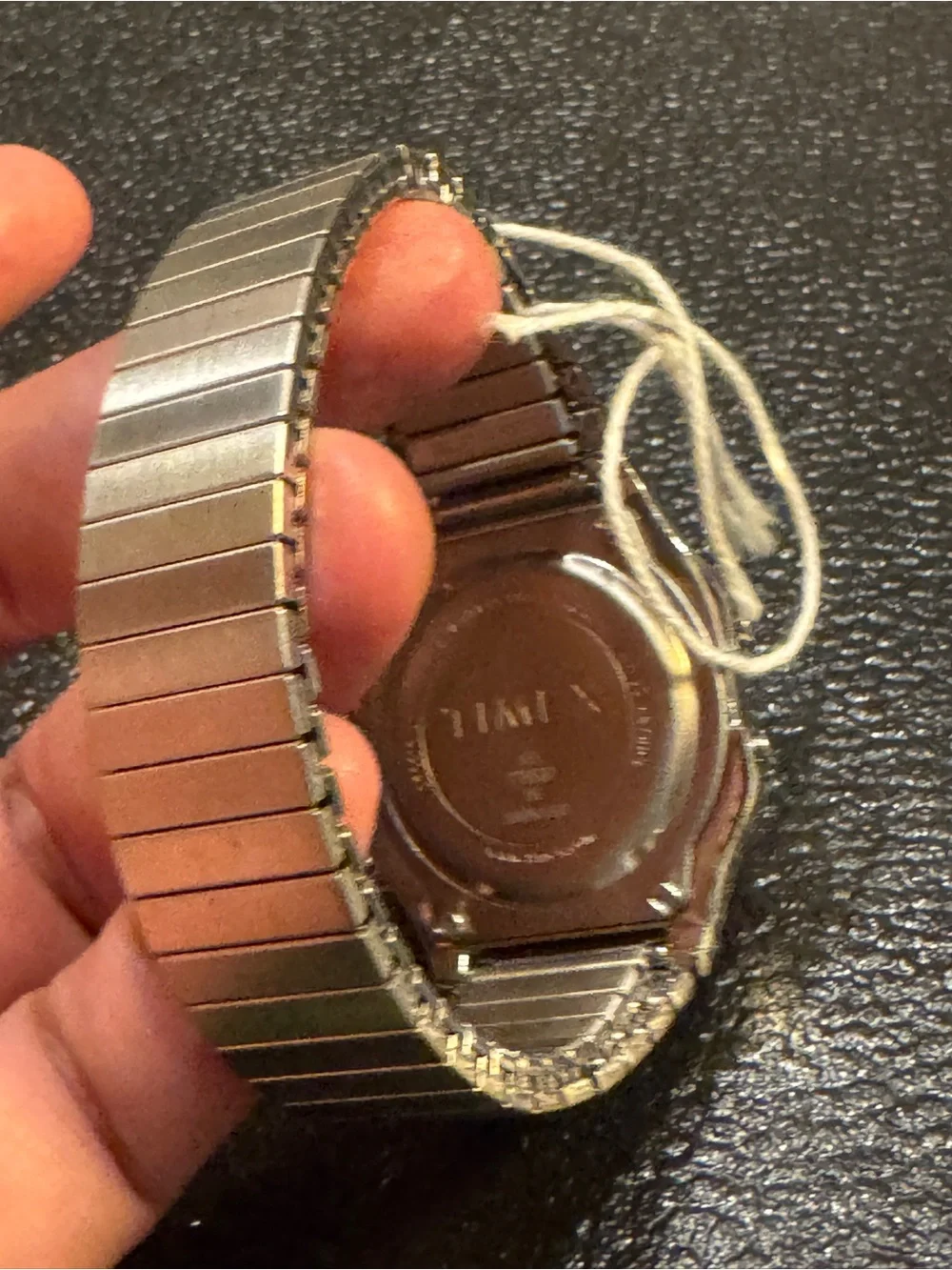 Timex Indiglo Digital Watch - Silver with Black Dial